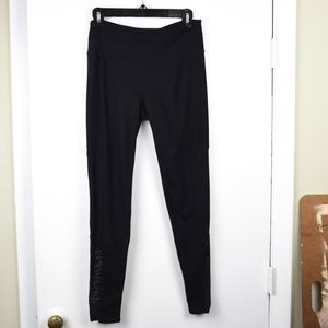 Black Athleta/Derek Lam Yoga Leggings with Mesh Size M